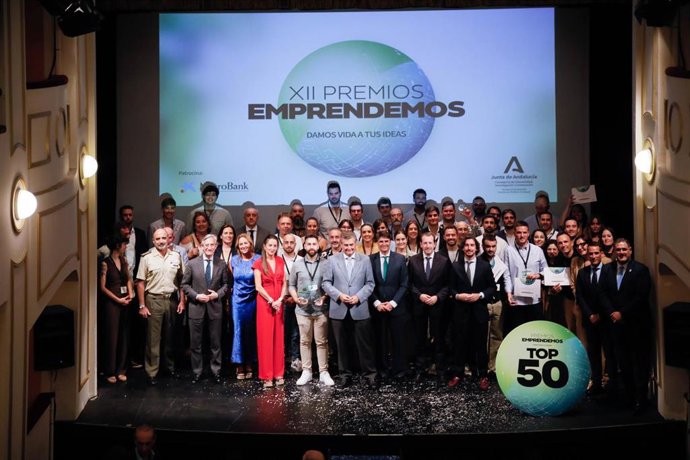 Acto de entrega de los Premios Emprendemos Top 50.