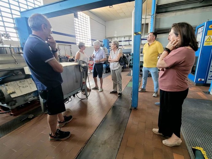 Visita a la cooperativa San Isidro, en Lahiguera