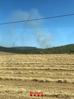 Incendi a Bellprat (Barcelona)