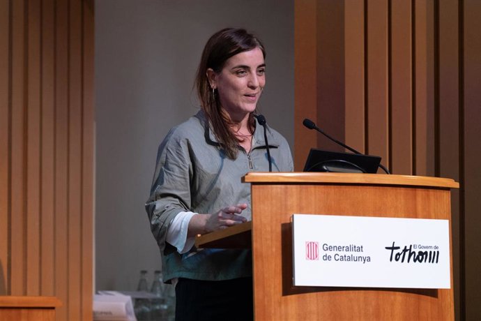 Archivo - La consellera de Investigación de la Generalitat, Núria Montserrat, abren la jornada sobre ayudas europeas de investigación en Catalunya, en la Casa de Convalescència, a 24 de marzo de 2025, en Barcelona