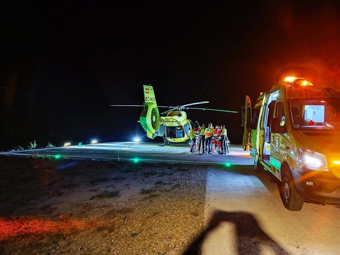 L'heliport de la Seu d'Urgell (Lleida)