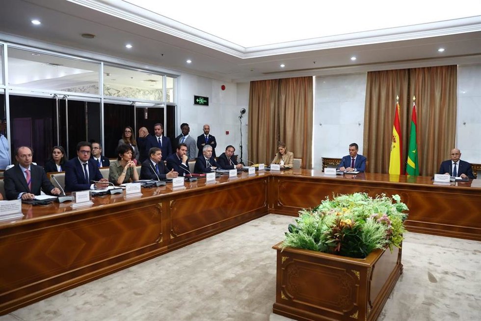 Primera reunión de alto nivel entre España y Mauritania, en Nuakchot (Mauritania).