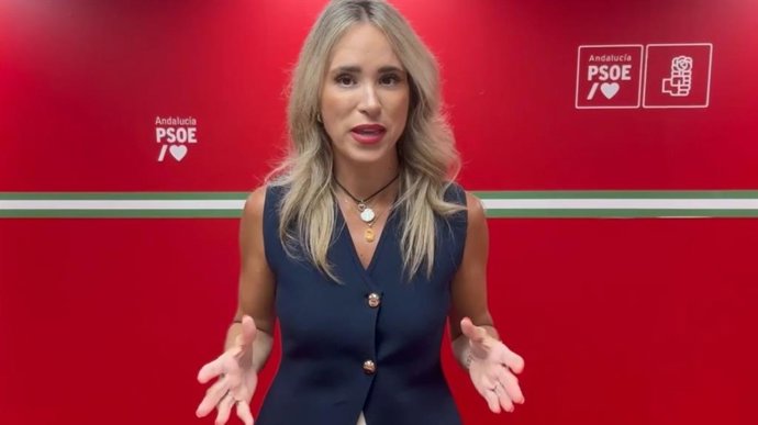 La secretaria de Educación del PSOE-A, Patricia Alba.
