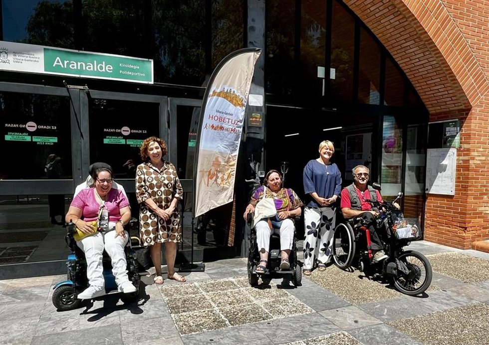 El nuevo acceso.