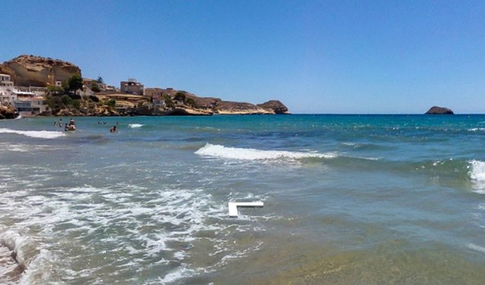 Playa Mar Rabiosa, en San Juan de los Terreros de Pulpí (Almería).