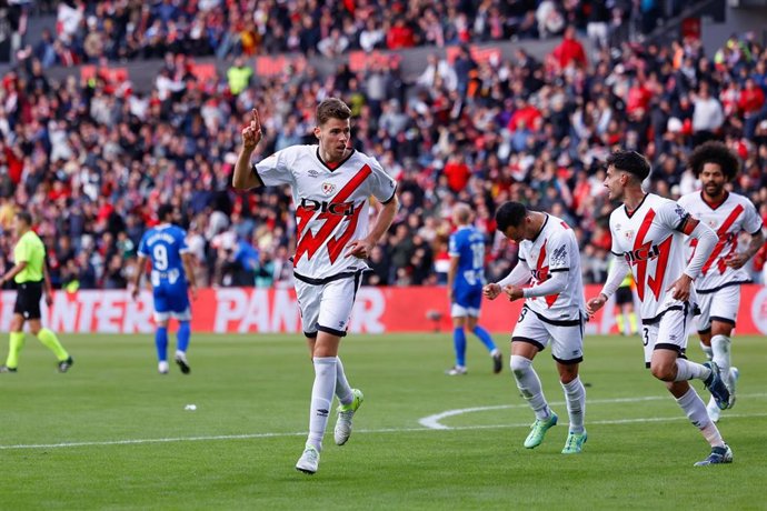 Archivo - Gerard Gumbau, Rayo Vallecano