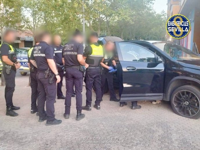 Detenido un hombre de 40 años tras una arriesgada persecución por el Distrito Macarena (Sevilla)