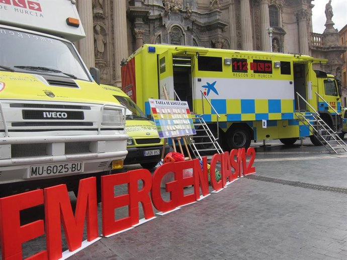 Archivo - Emergencias. Vehículos de Protección Civil. 112 Región de Murcia. Sucesos. Accidente