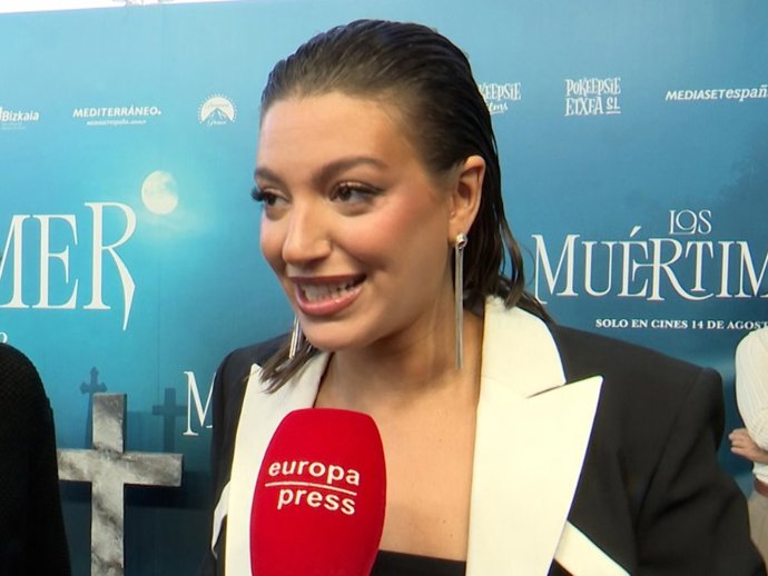 Ana Guerra en el estreno de 'Los Muértimer'