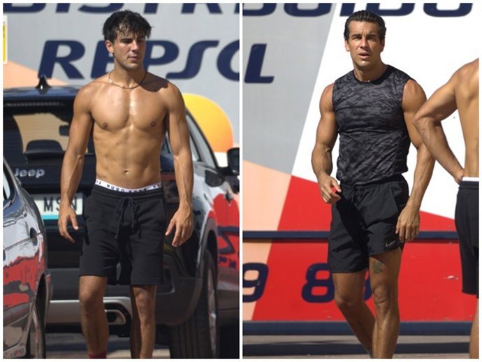 Óscar y Mario Casas, entrenando juntos