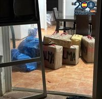 Tres detenidos con más de 350 kilos de hachís en una finca de Puerto Real (Cádiz) tras alijar en el caño de Sancti Petri