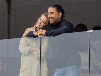 La presidenta de Inditex, Marta Ortega y su pareja, Carlos Torretta, durante el concurso hípico de Casa Novas