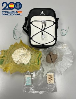 Imagen de la droga intervenida