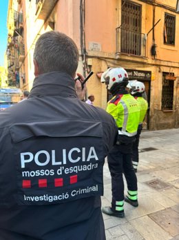 Imatge de l'operatiu policial