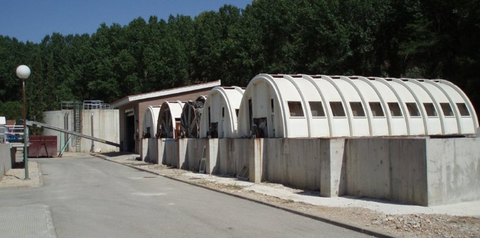 La depuradora de Sant Pere de Riudebitlles (Barcelona)