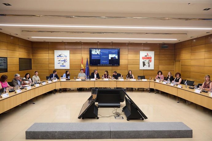 La ministra de Juventud e Infancia, Sira Rego, preside la Conferencia Sectorial de Infancia y Adolescencia sobre el reparto de menores no acompañados, en el Ministerio de Sanidad y Derechos Sociales, a 17 de julio de 2025, en Madrid