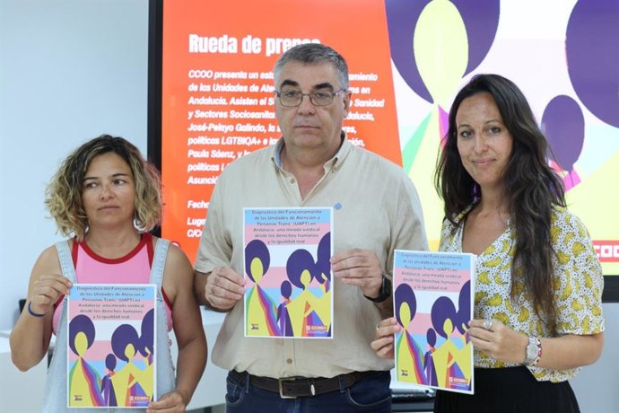 CCOO presenta un estudio diagnóstico sobre el funcionamiento de las Unidades de Atención a Personas Trans (UAPT) de la Federación de Sanidad y Sectores Sociosanitarios de CCOO de Andalucía (FSS-CCOO Andalucía).