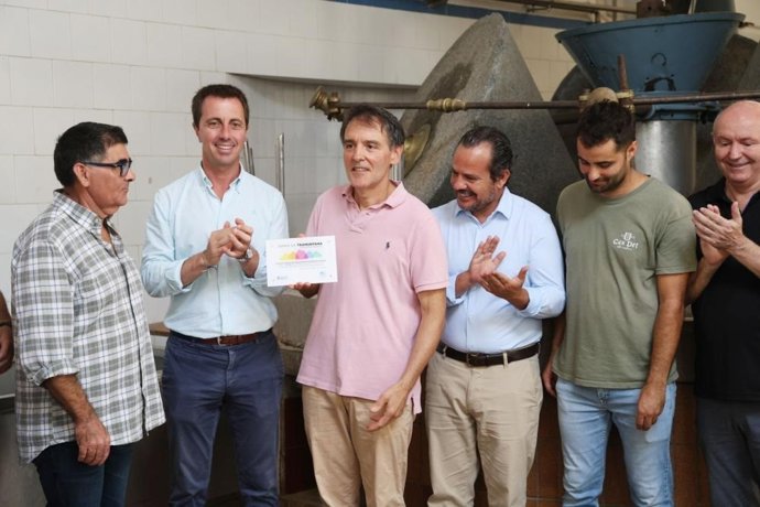 La almazara Can Det recibe el Distintivo Serra de Tramuntana en la categoría de lugar emblemático