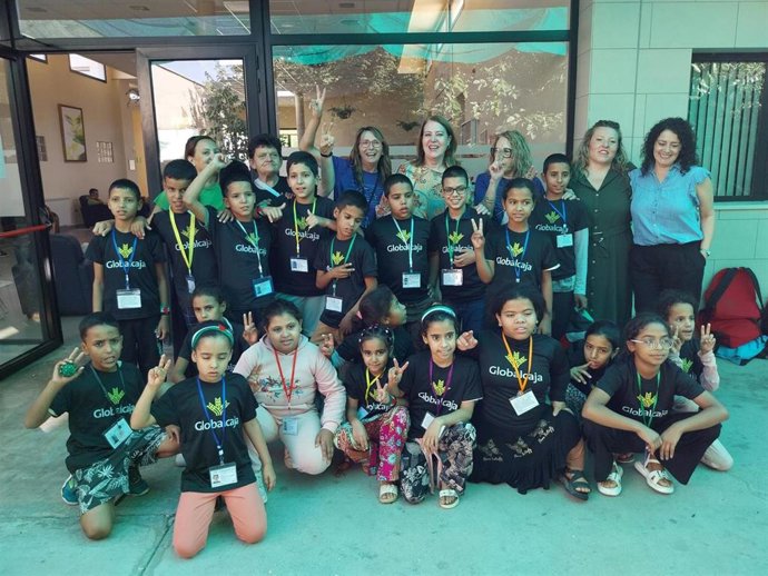 Recibimiento en Albacete de los niños saharauis del programa 'Vacaciones en paz'.