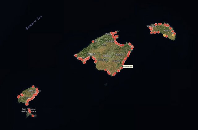 Mapa de Greenpeace