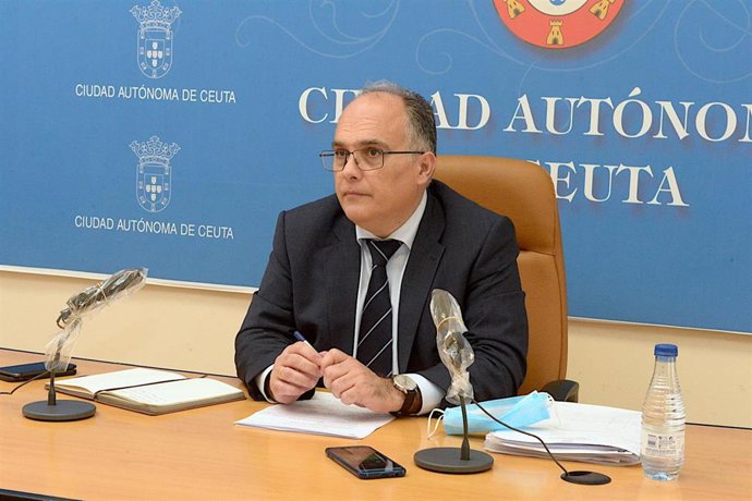 Archivo - El consejero de Presidencia de Ceuta, Alberto Gaitán, en una imagen de archivo