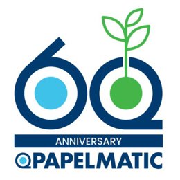 Logotipo 60 años PAPELMATIC