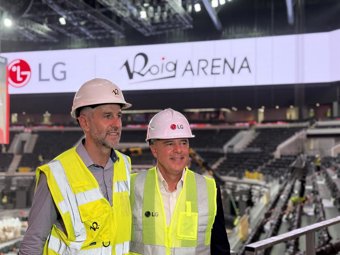 Pantallas LG en el nuevo Roig Arena de Valencia
