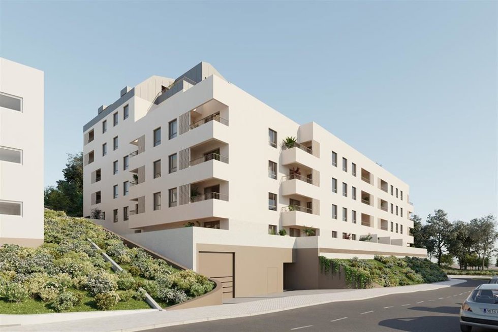 Exterior del Residencial Nyx previsto en Oviedo.