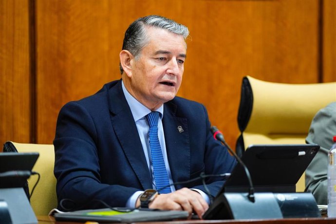 El consejero de Presidencia, Interior, Diálogo Social y Simplificación Administrativa, Antonio Sanz, este jueves