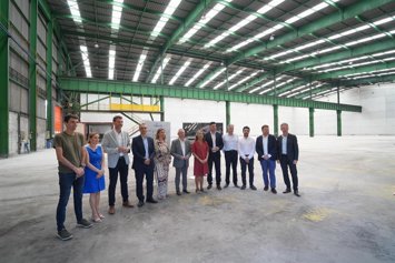 Visita institucional a la empresa Bidasoa Metal78 , que se instalará en el ámbito de Arcelor Zumarraga