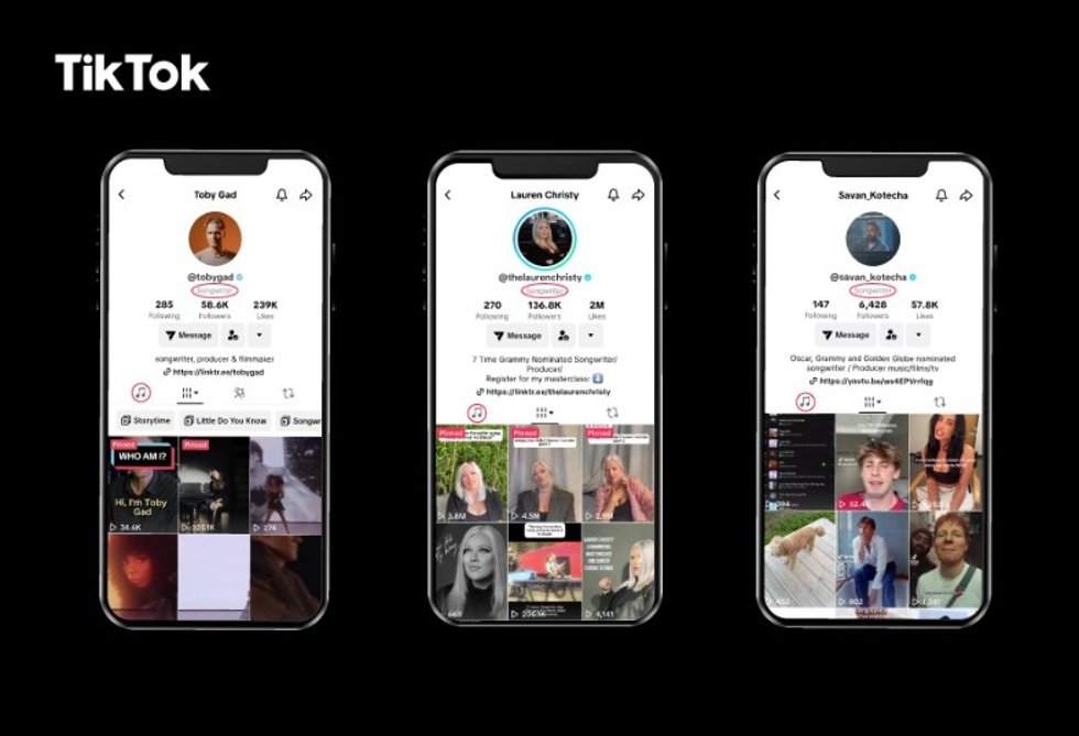 Las nuevas herramientas TikTok Songwriter.