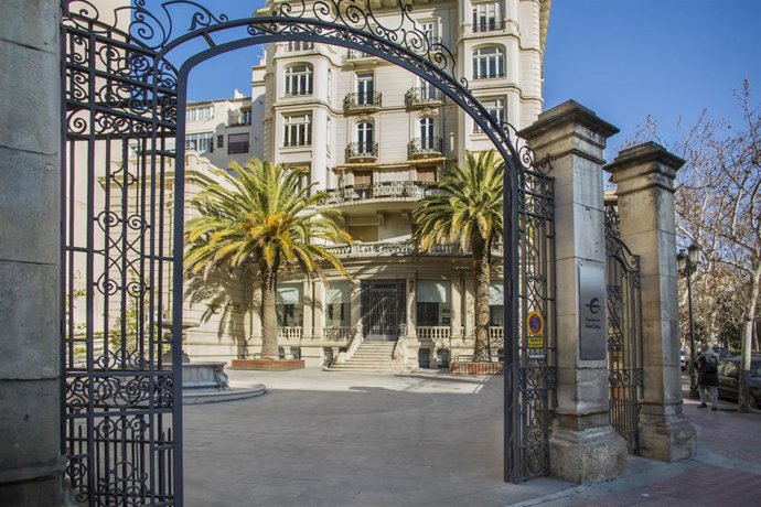 Archivo - Sede de la Fundación Ibercaja en Zaragoza.