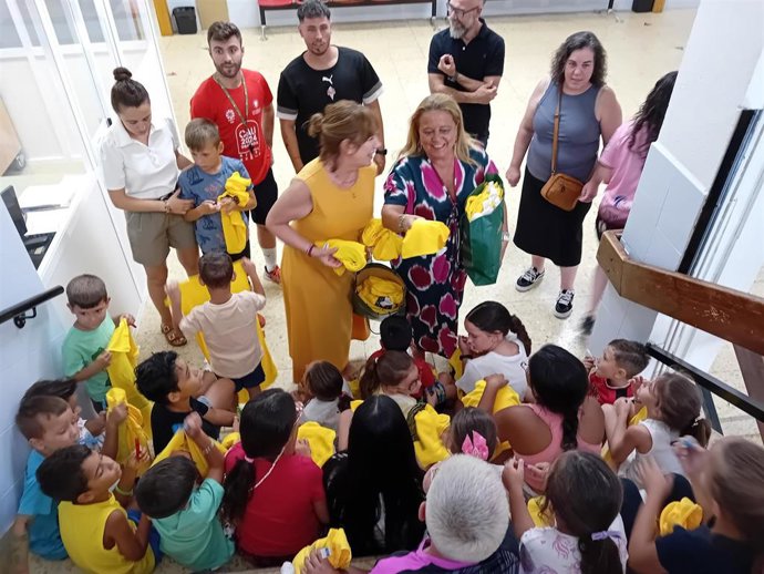 Visita a la escuela de verano de la Fundación Don Bosco