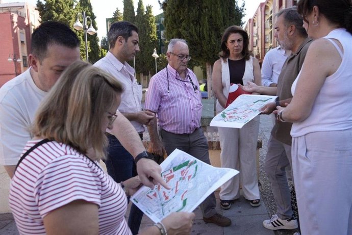 Visita del PSOE a Casería de Montijo