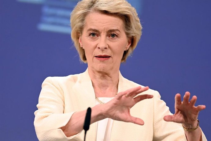 La presidenta de la Comisión Europea, Ursula von der Leyen, en una imagen de archivo.
