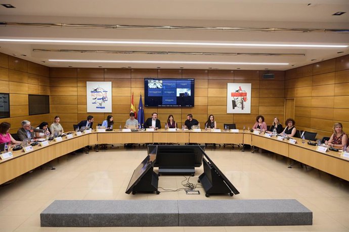 La ministra de Juventud e Infancia, Sira Rego, preside la Conferencia Sectorial de Infancia y Adolescencia sobre el reparto de menores no acompañados, en el Ministerio de Sanidad y Derechos Sociales, a 17 de julio de 2025, en Madrid (España). Se ha tratad