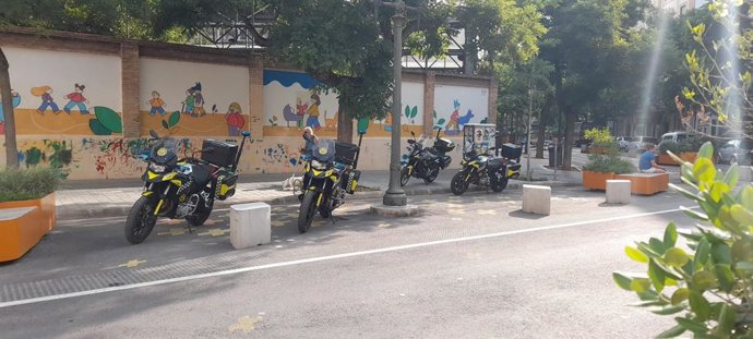 Imatge de vehicles de la Policia Local