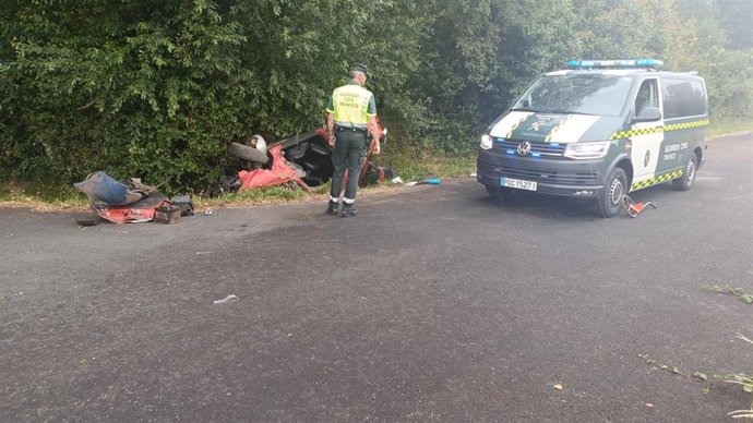 Un joven de 27 años de Viveiro muere en un accidente de tráfico en Xermade (Lugo)