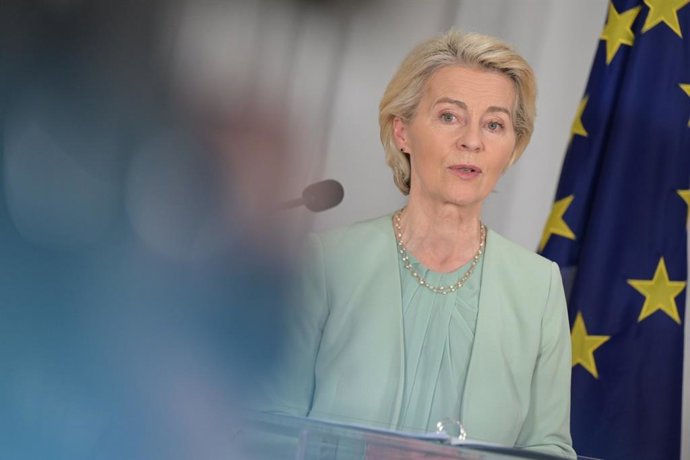 La presidenta de la Comisión Europea, Ursula von der Leyen