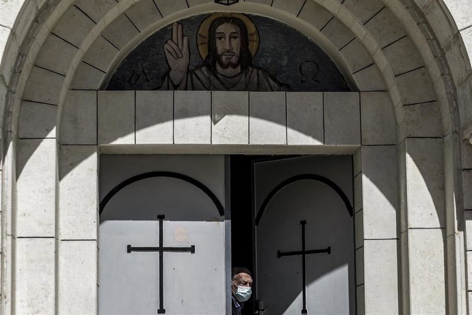 Archivo - La Iglesia de la Sagrada Familia​​ en la Franja de Gaza