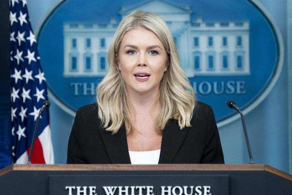La portavoz de la Casa Blanca, Karoline Leavitt