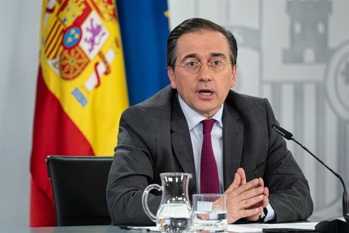 Archivo - El ministro de Asuntos Exteriores, Unión Europea y Cooperación, José Manuel Albares