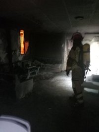 Ingresados dos educadores por un incendio en un centro de menores extranjeros no acompañados en Teruel