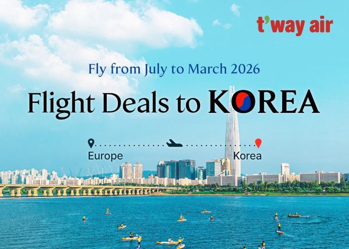 Plan Your Korea Trip with T’way Air’s Europe-Seoul Deals