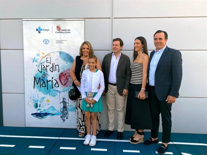 El Hospital de Salamanca abre 'El Jardín de María', una zona "para la ilusión y esperanza" de los niños hospitalizados.