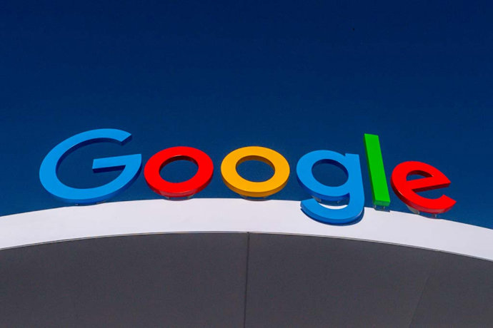 Archivo - FILED - 09 January 2024, US, Las Vegas: The Google logo is pictured on the Internet company's pavilion at the CES technology trade fair in Las Vegas. Photo: Andrej Sokolow/dpa