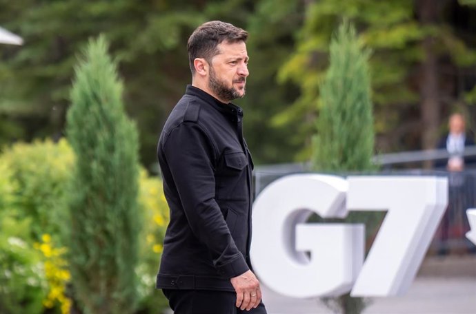 El presidente de Ucrania, Volodimir Zelenski.