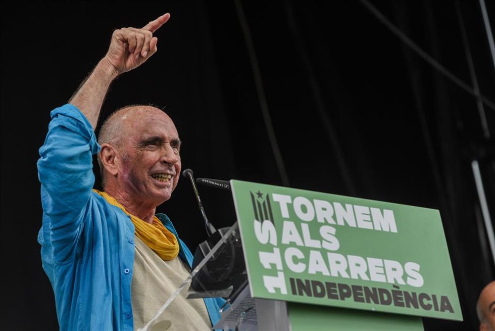 Archivo - El presidente de la ANC, Lluís Llach