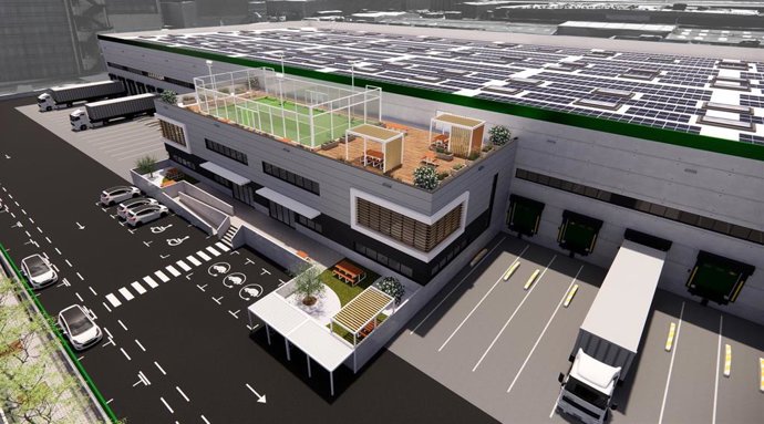 Imagen virtual de la futura planta.