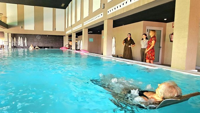 Balneario de Segura de Baños, en Teruel.